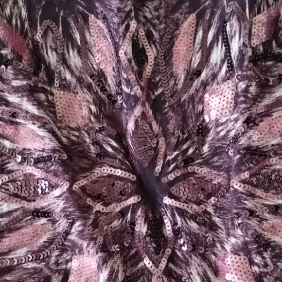 Fuzzi Purple and Pink Long Sleeve Top - Picture 10 of 16